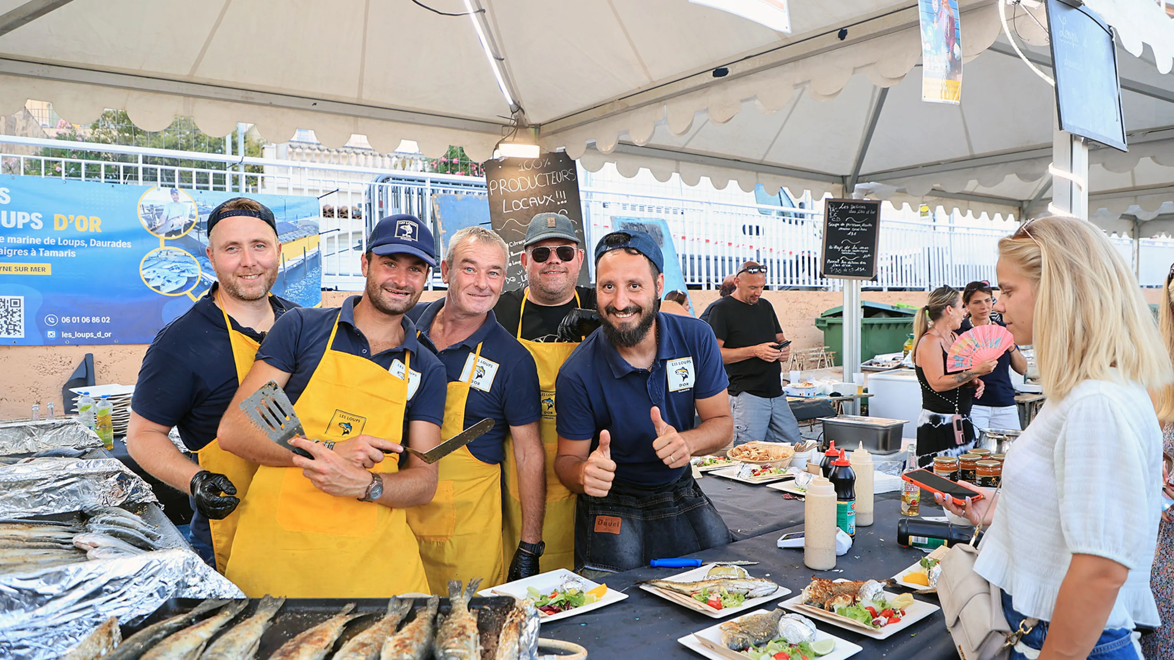 photos du stand des pêcheurs lors de la Nuit des Pêcheurs