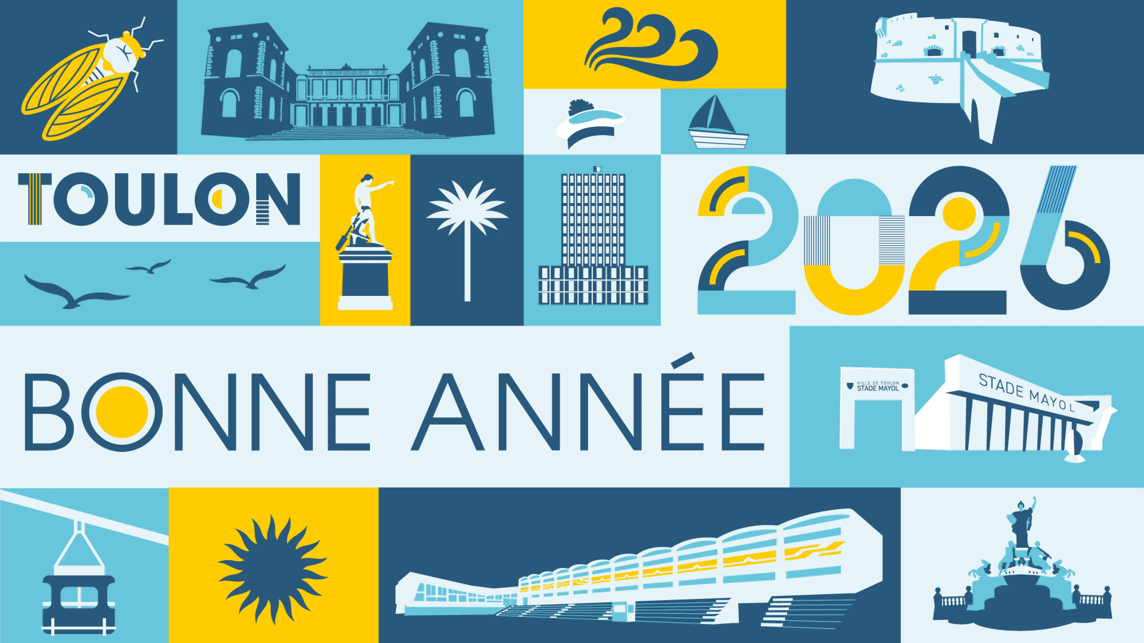 La ville de Toulon vous souhaite une bonne année 2026