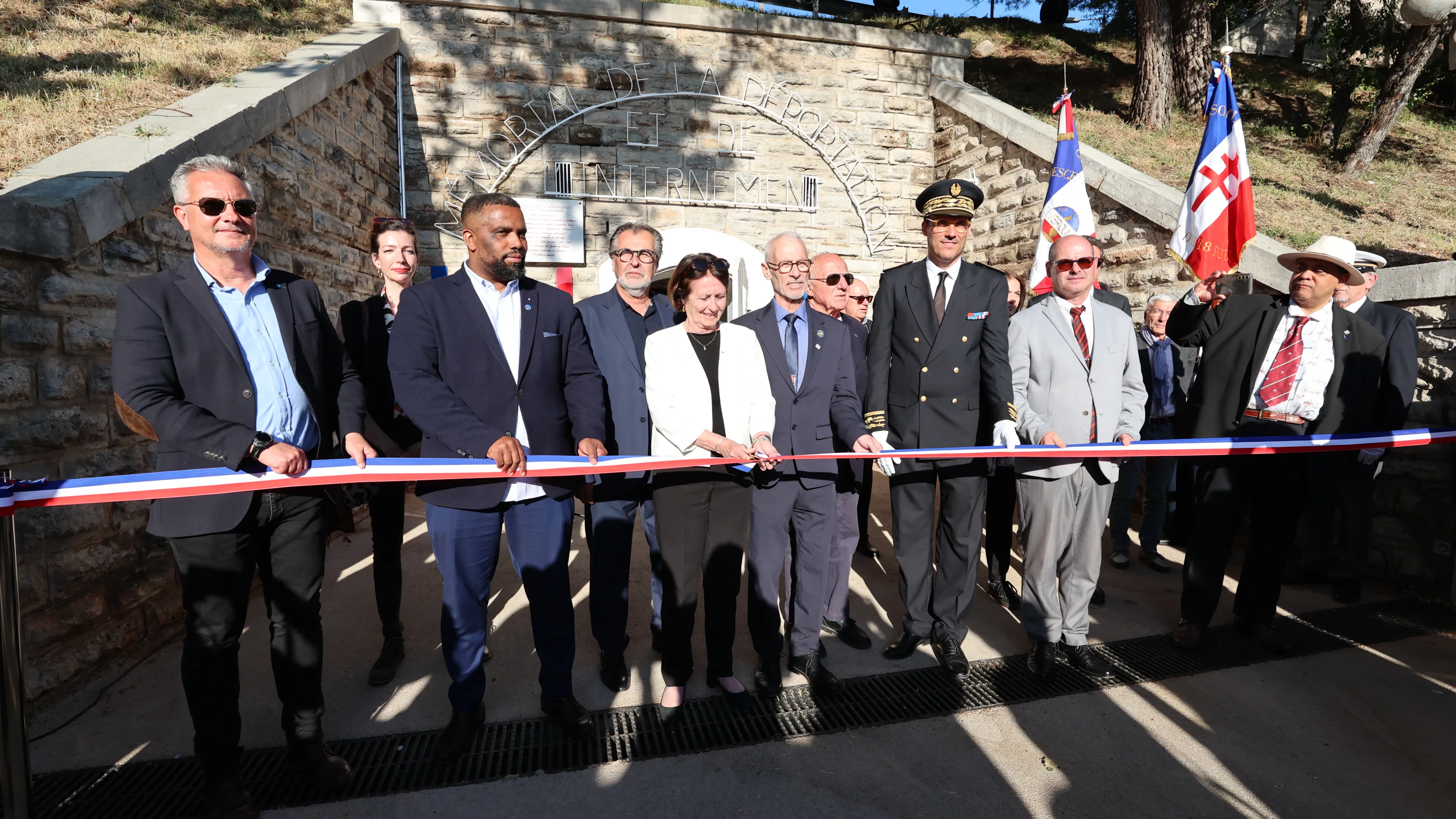 Inauguration du Mémorial de la Déportation et de l'Internerment