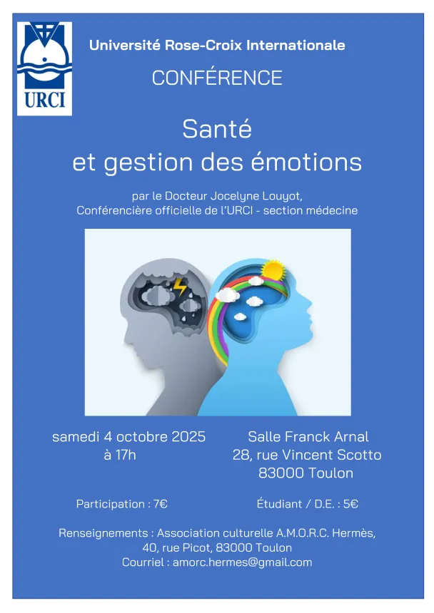 Affiche annonçant la conférence "