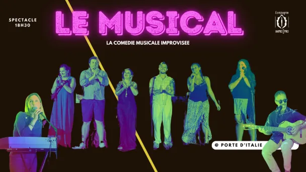 Affiche promotionnelle du spectacle Le musical