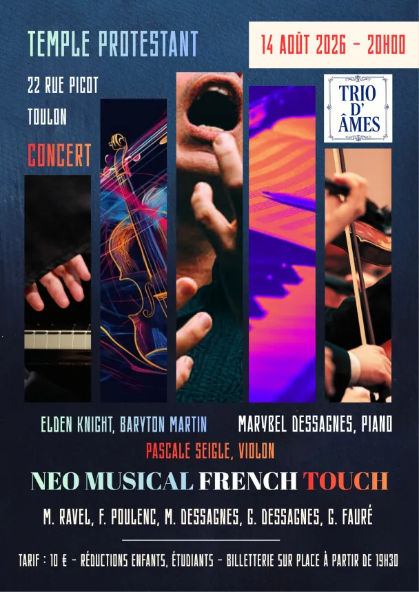 Concert - Trio d'Âmes "Néo Musical French Touch"_Toulon