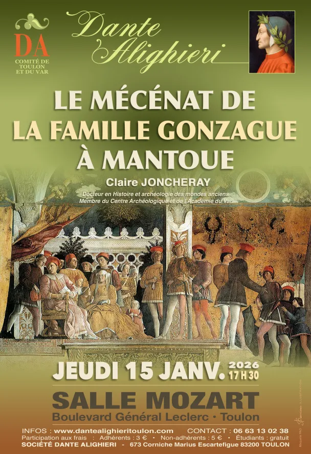 Conférence - Le mécénat de la famille des Gonzague à Mantoue_Toulon