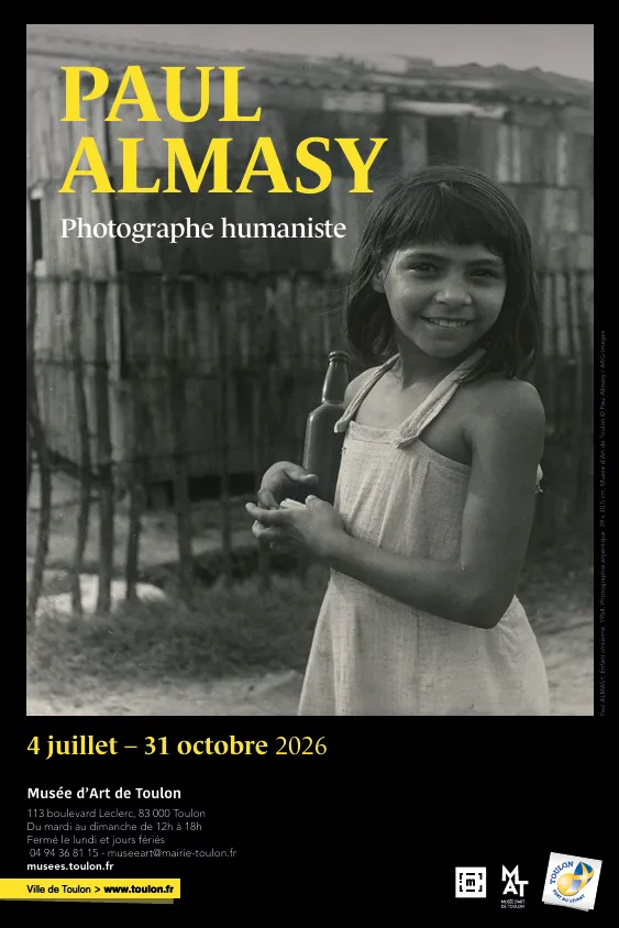 Affiche de l'exposition de Paul Almasy au musée d'art