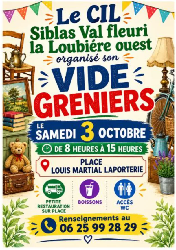Vide-greniers CIL Siblas Val Fleuri La Loubière Ouest_Toulon