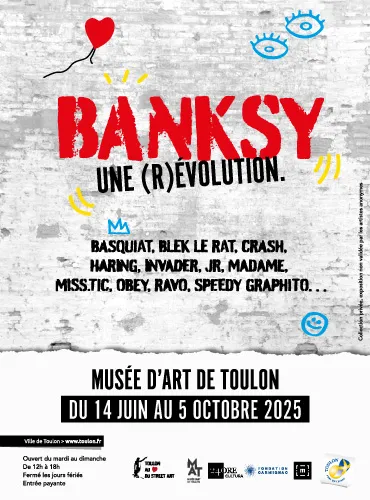 Affiche annonçant l'exposition Banksy