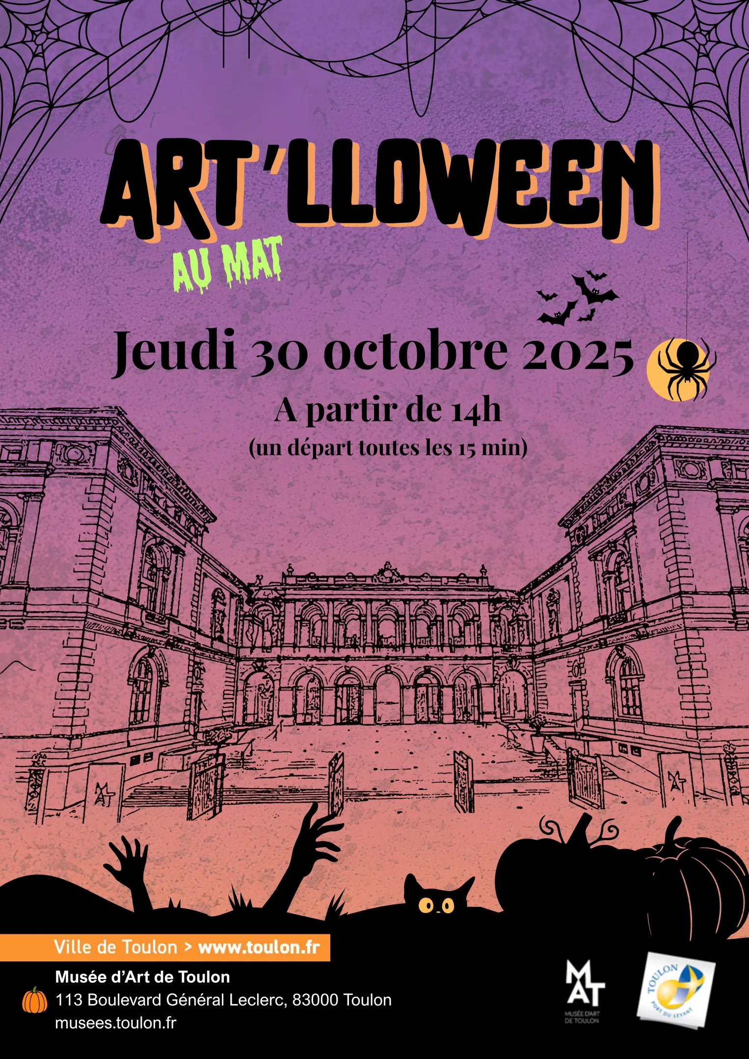 Affiche de la manifestation Art'Lloween