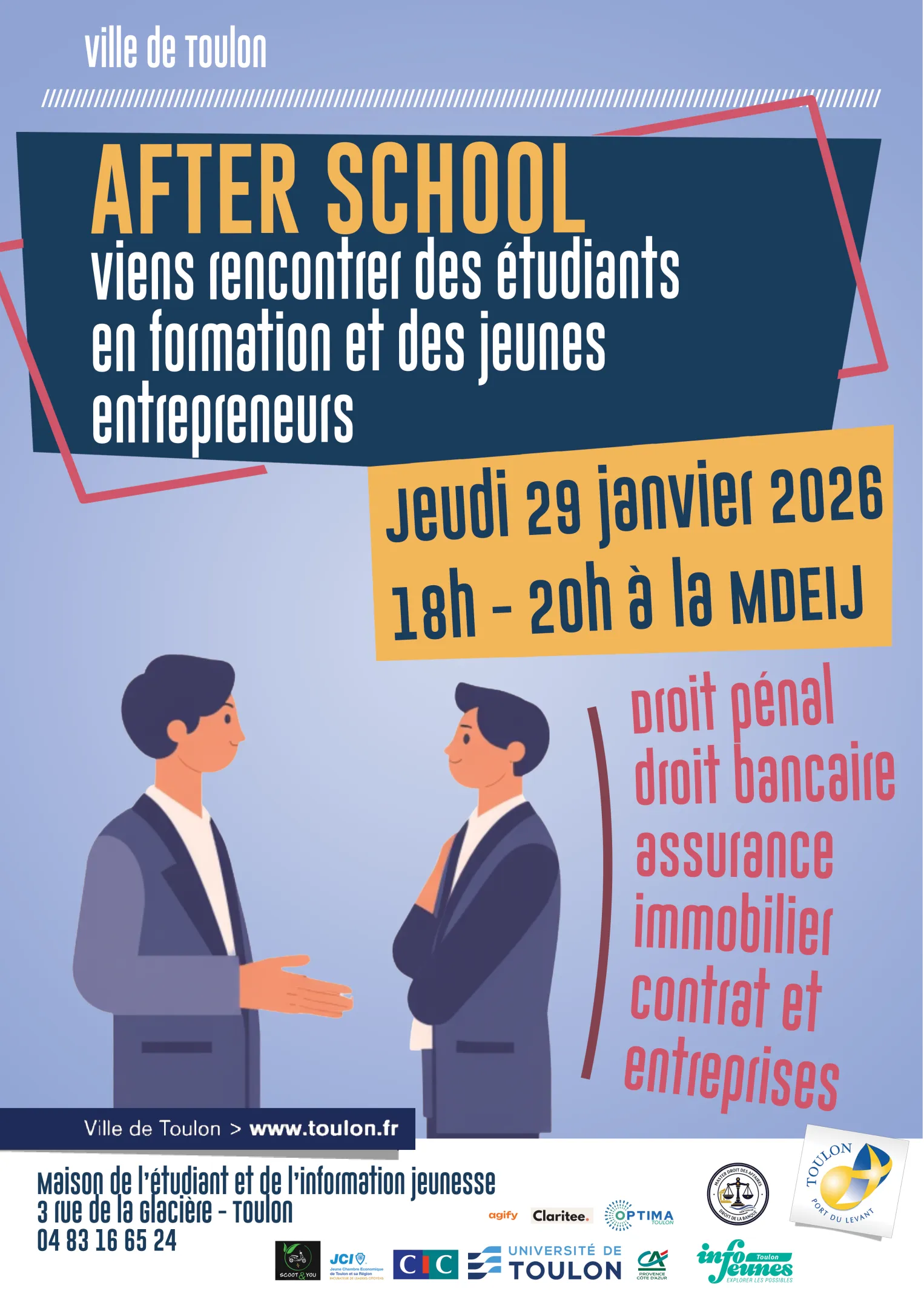 After school le 29 janvier de 18 à 20h