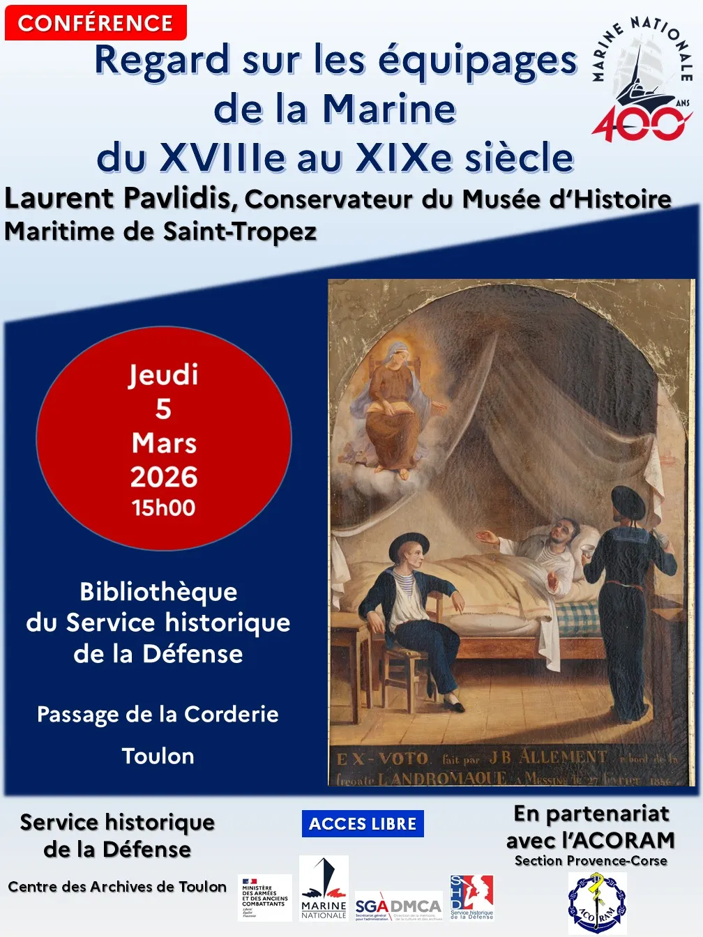 Affiche annonçant la conférence