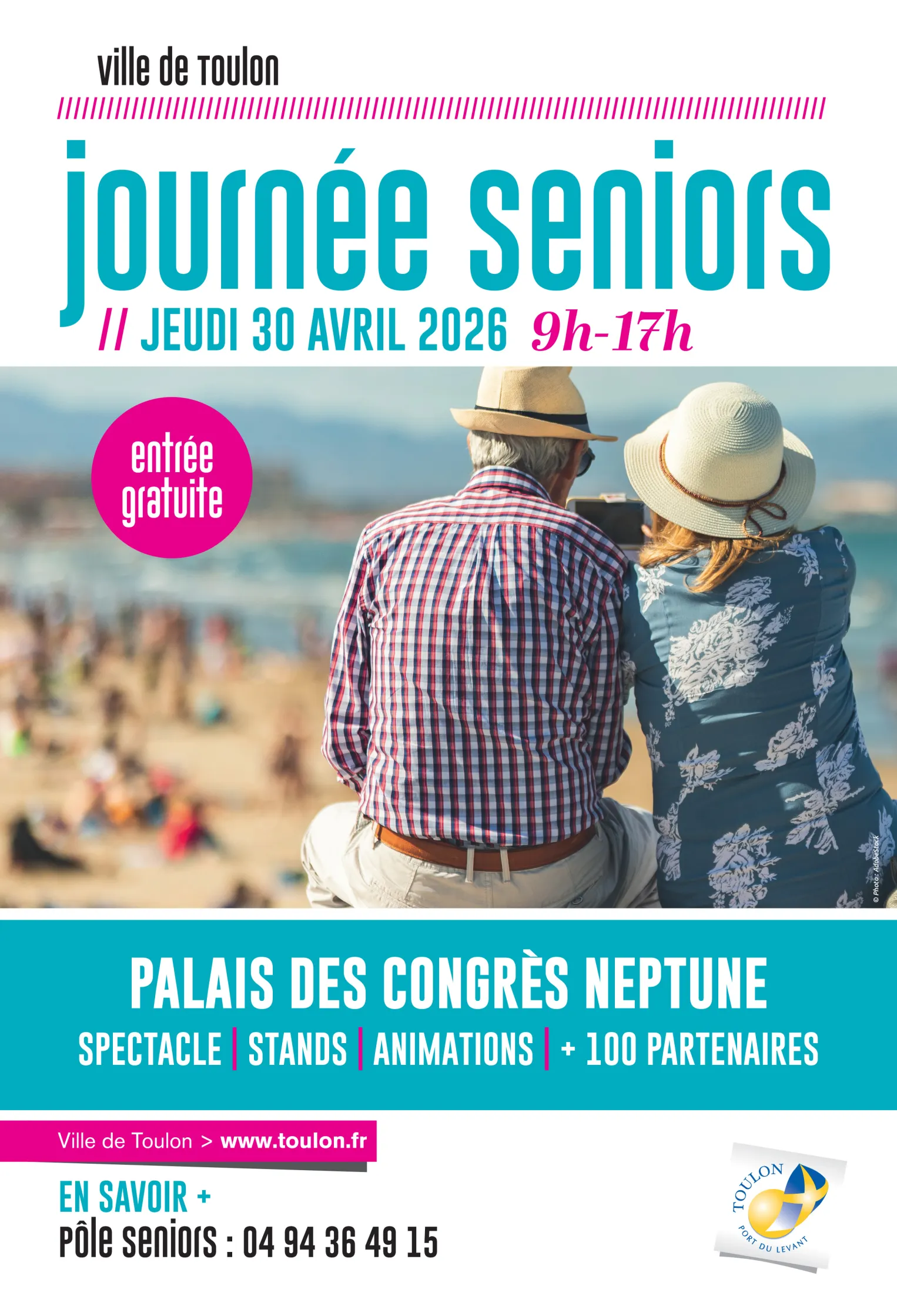 Affiche annonçant la journée seniors