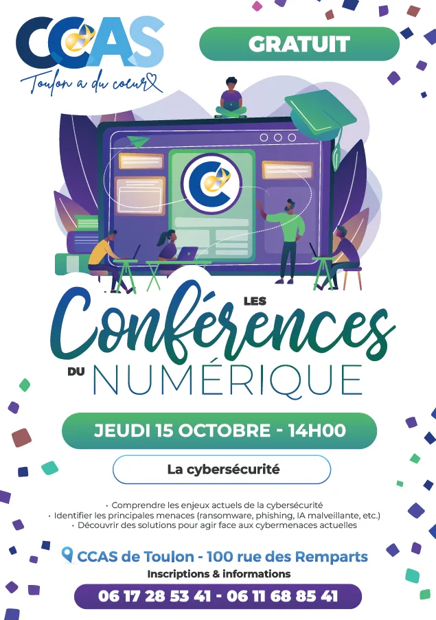 conférence numérique sur la cybersécurité au CCAS DE tOULON