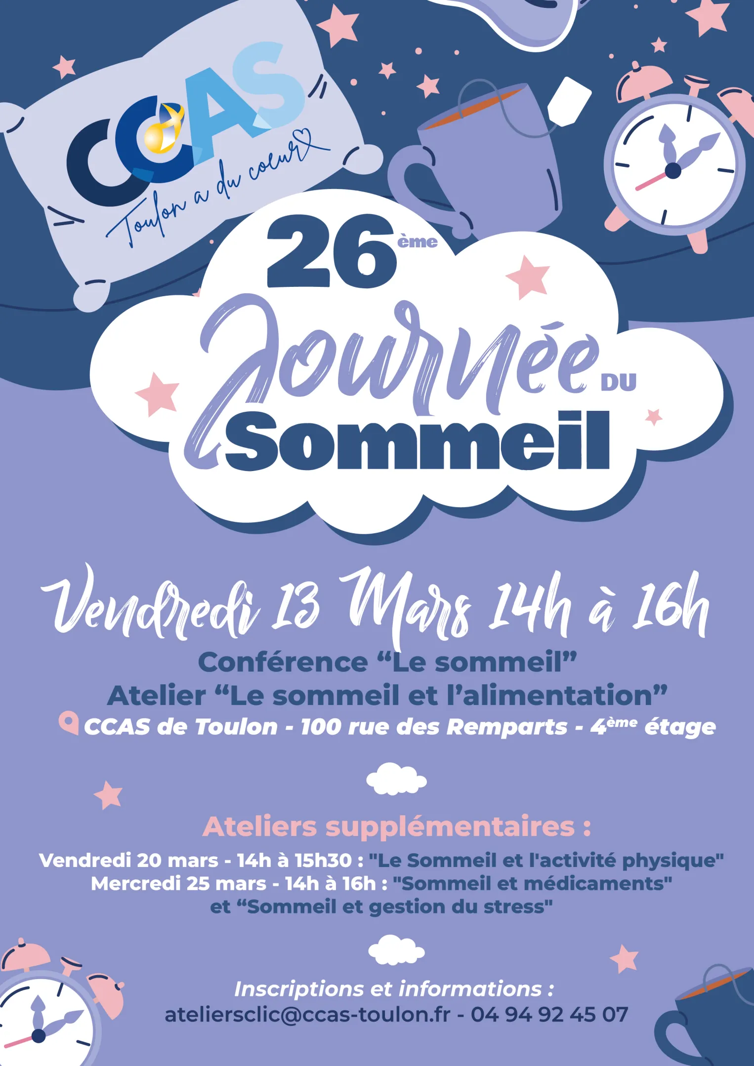 les ateliers sur le sommeil du ccas