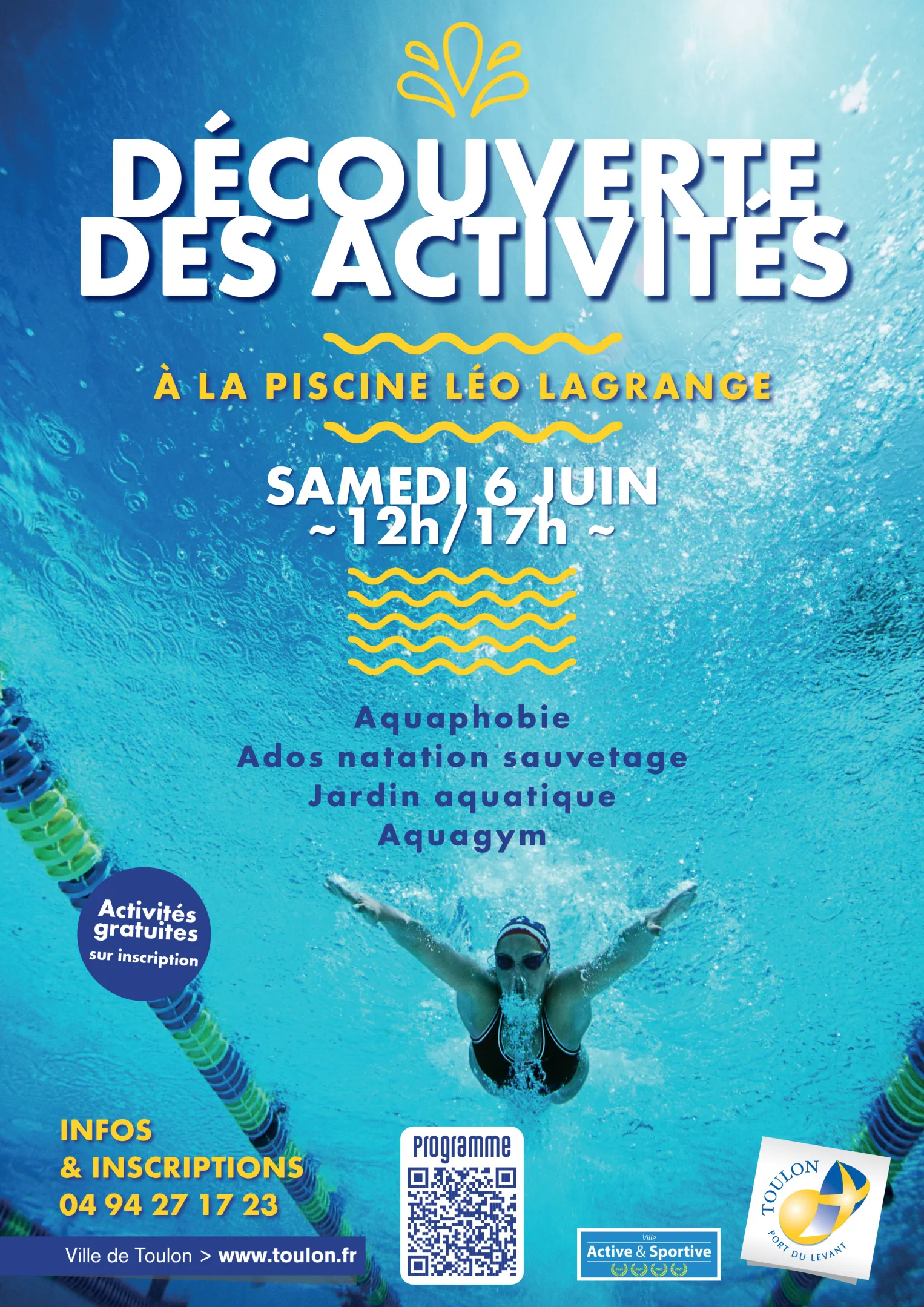Journée découverte à la piscine Léo Lagrange