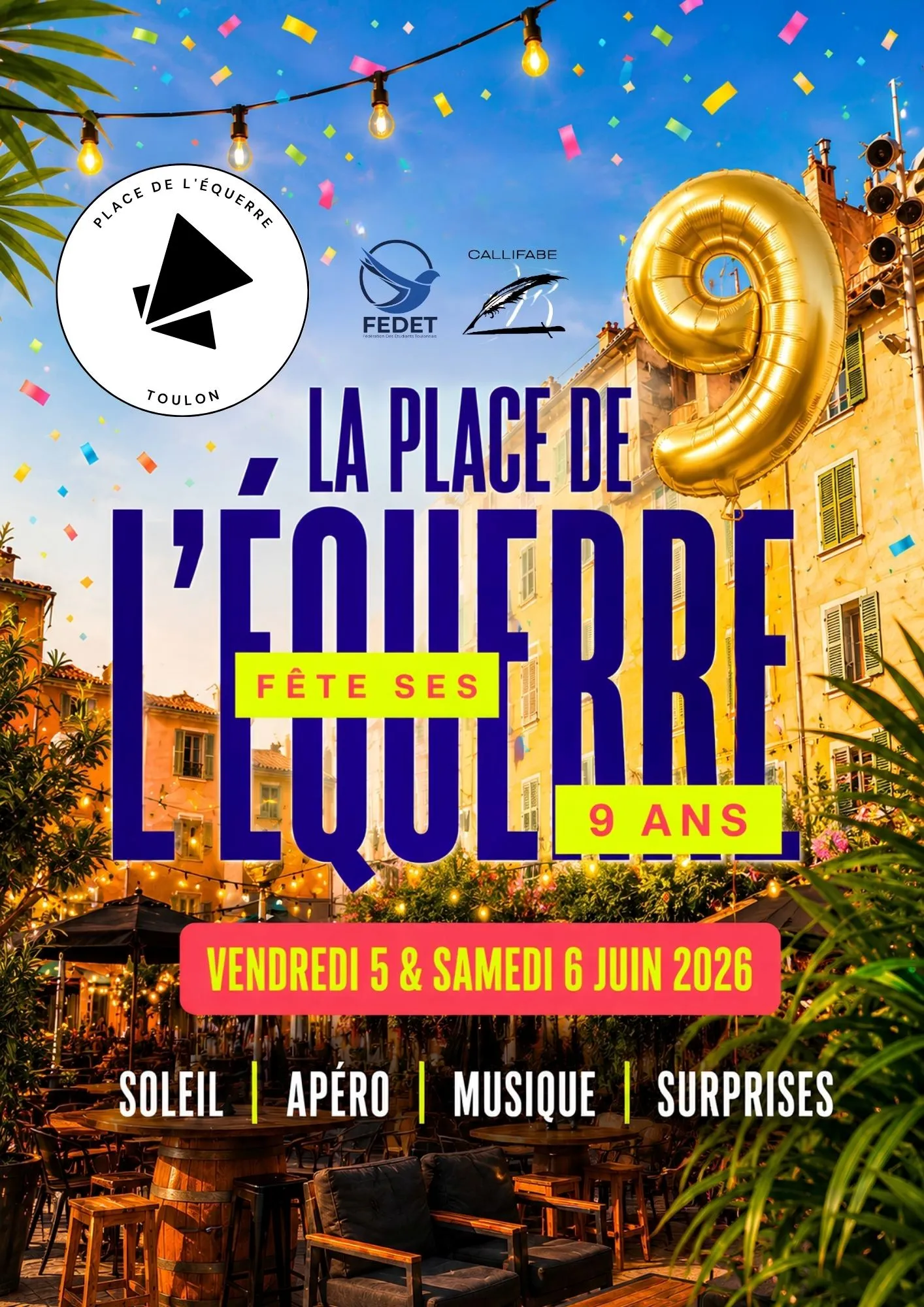 La place de l'Équerre fête son 9e anniversaire