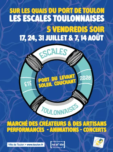 Escales toulonnaises : 5 vendredis soir cet été