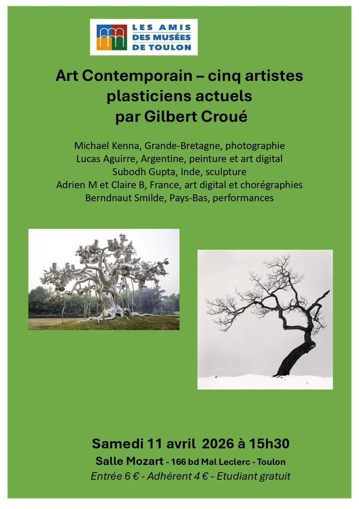 Art contemporain, cinq artistes plasticiens actuels_Toulon