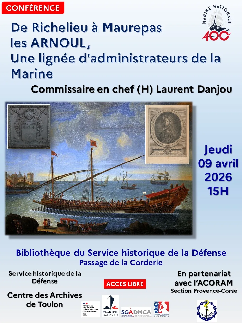 Conférence du Service Historique de la Défense
