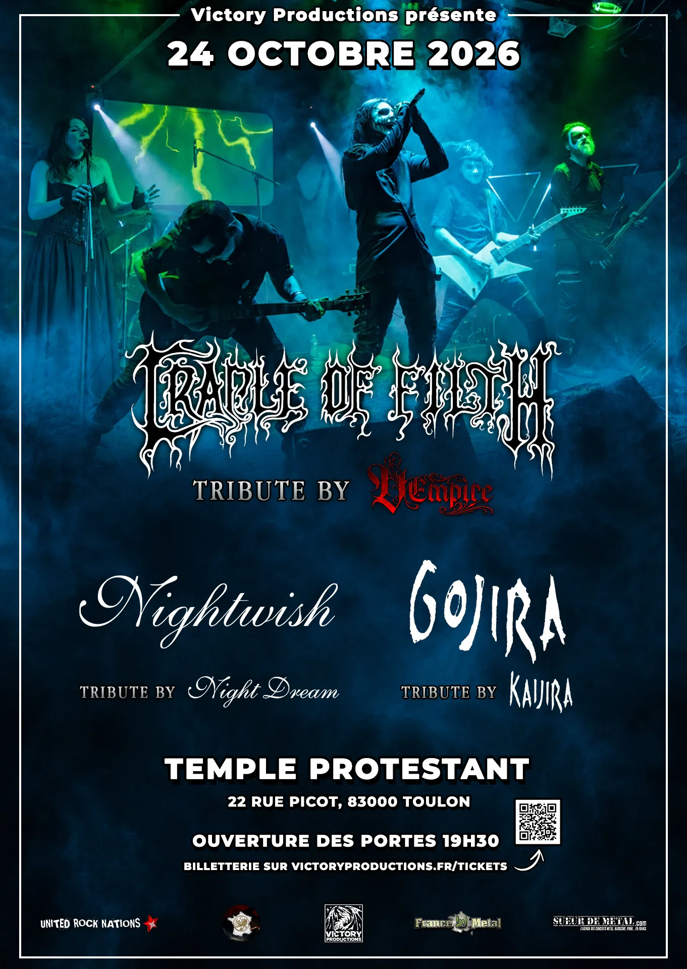 Cradle of filth - tribute by V Empire_Toulon