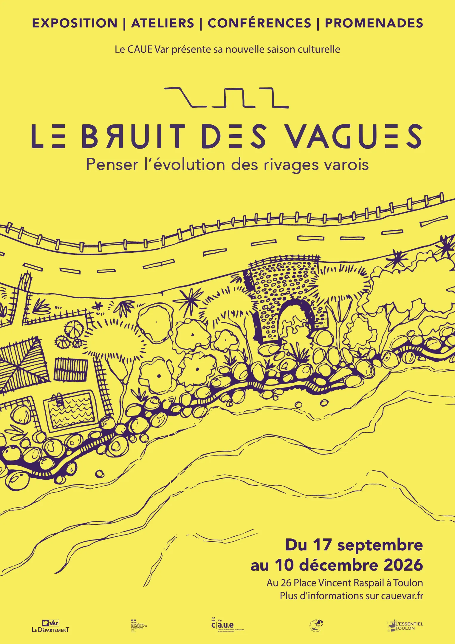 Exposition - "Le bruit des vagues, penser l'évolution des rivages varois"_Toulon