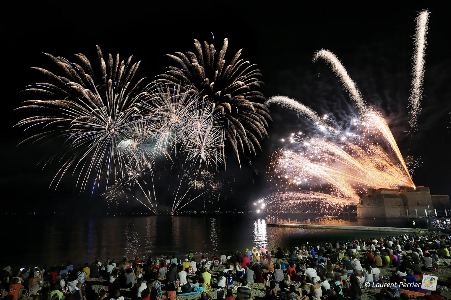 Feu d'artifice du 15 août à Toulon