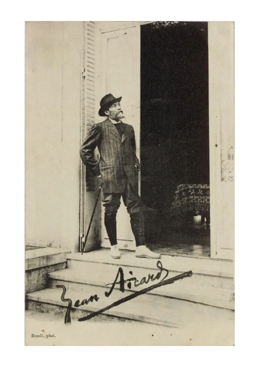Photo en noir et blanc de Jean Aicard