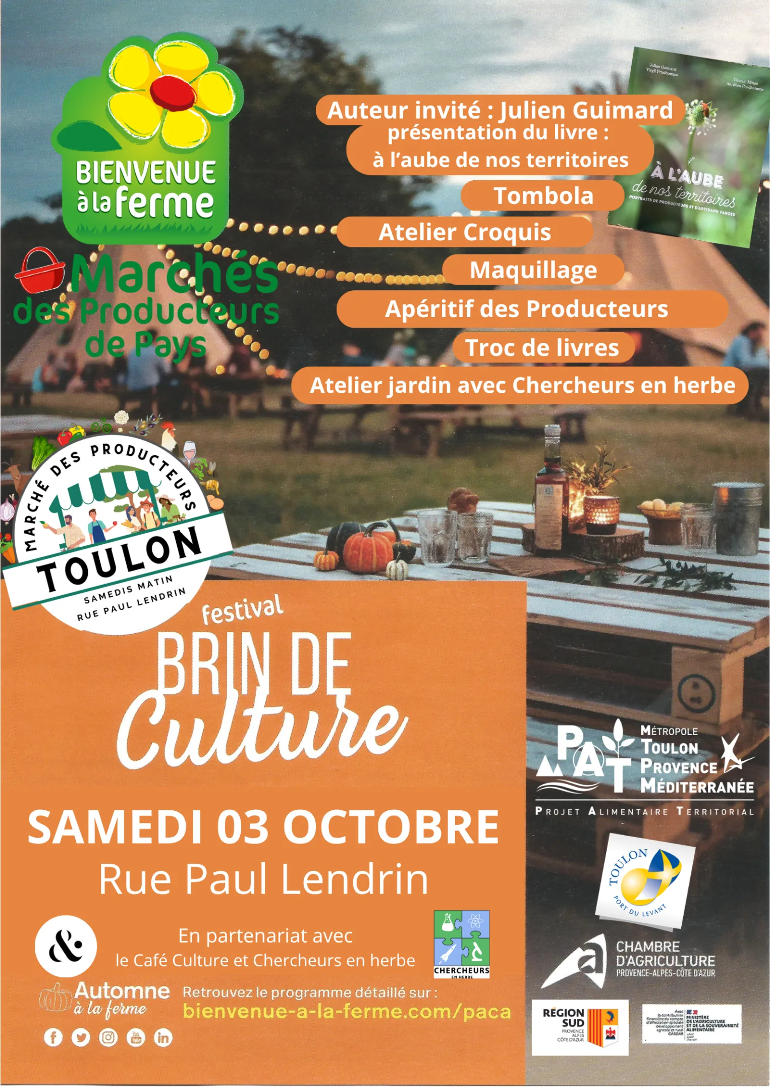 Marché des Producteurs de Toulon - Festival "Brin de Culture"_Toulon