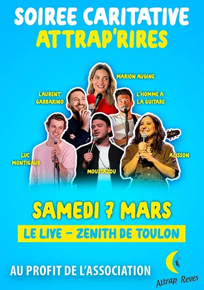 Soirée stand up caritative "Attrap'Rires"
