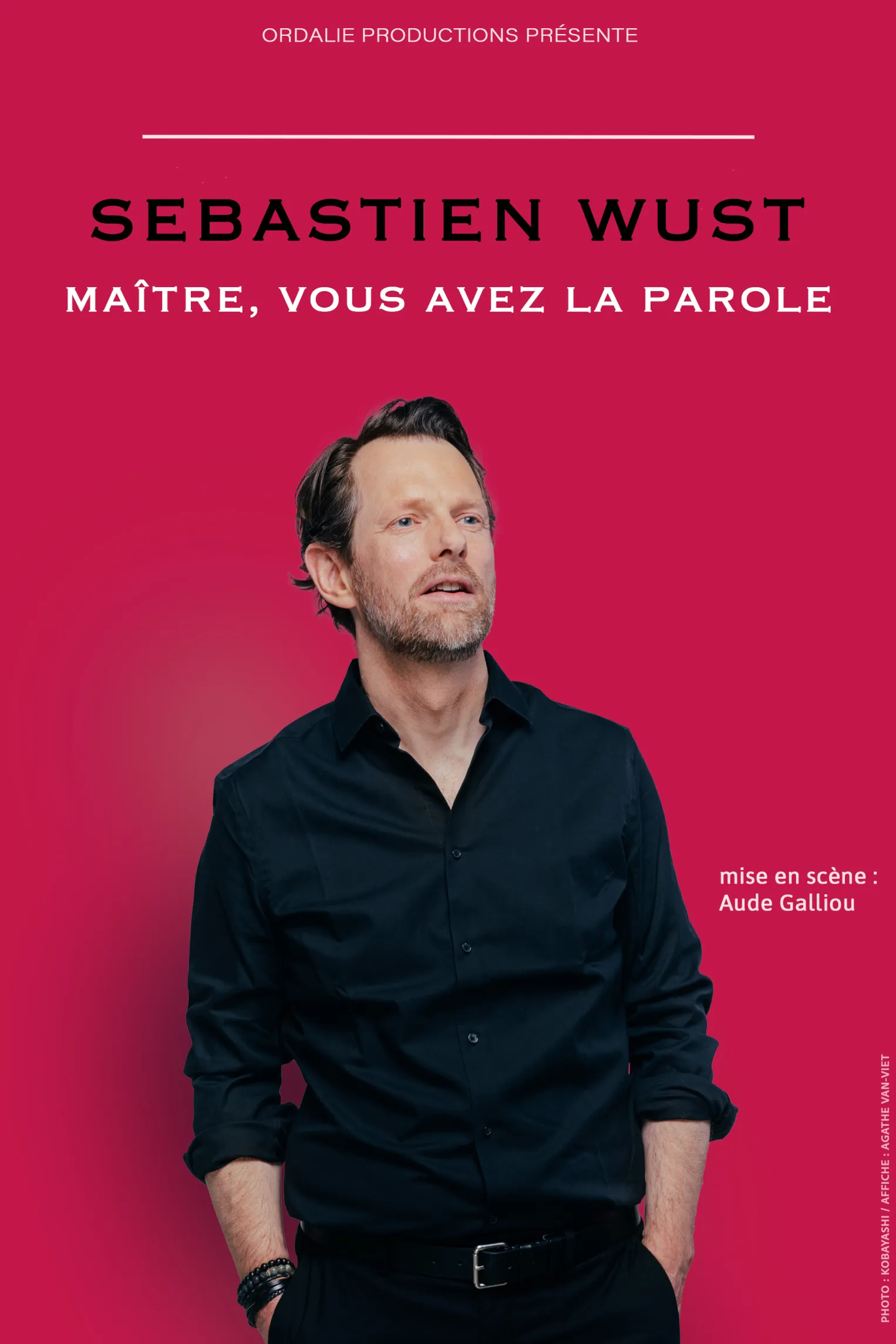 Spectacle -  Sébastien Wust "Maître, vous avez la parole"_Toulon