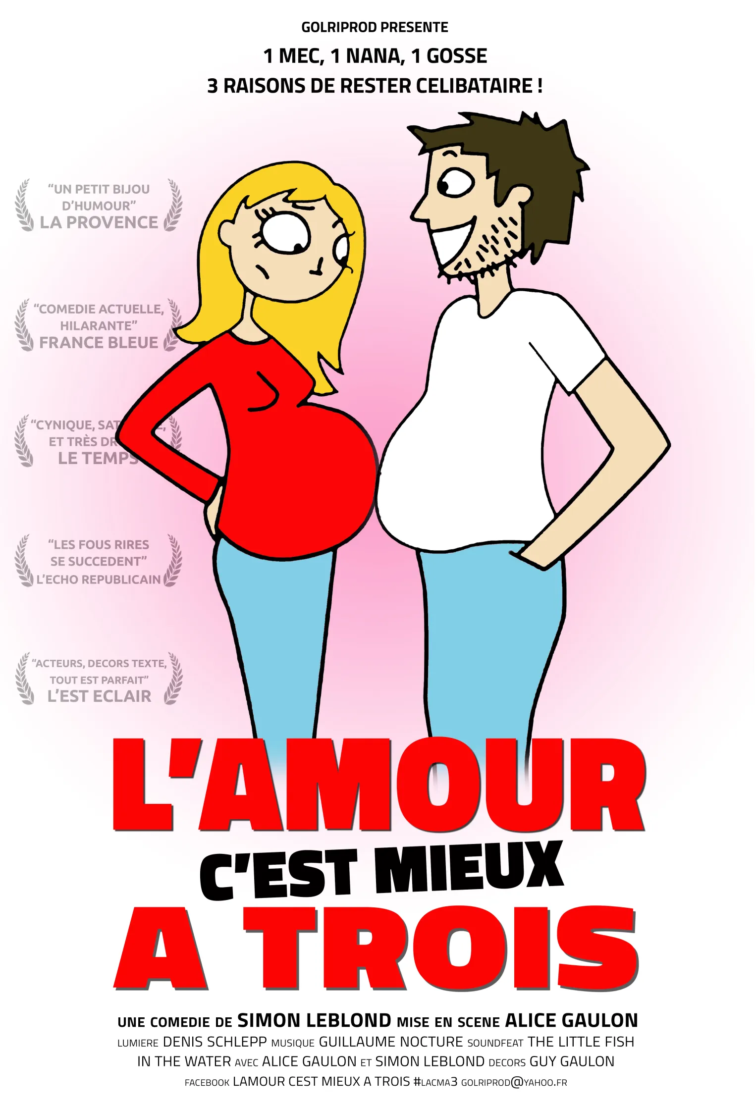 Spectacle - L'amour c'est mieux à 3_Toulon