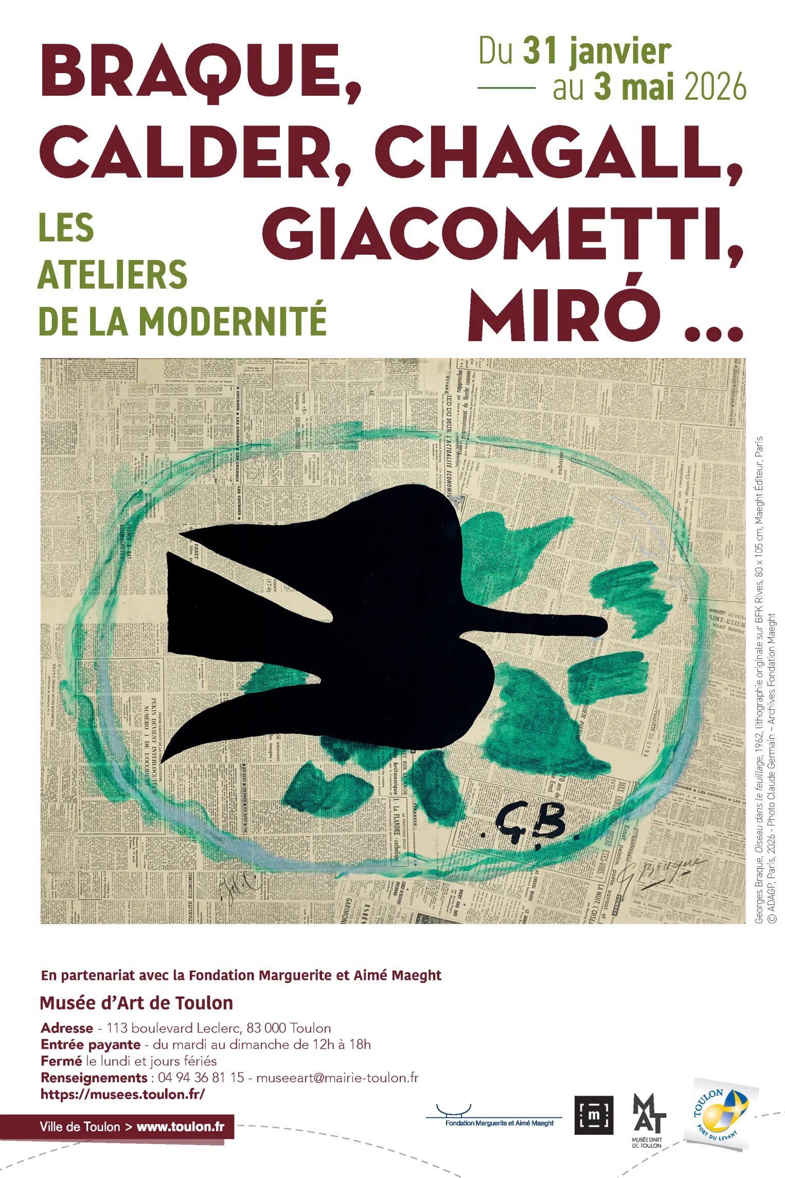 Visite commentée de l'exposition au MAT "Les Ateliers de la Modernité"_Toulon