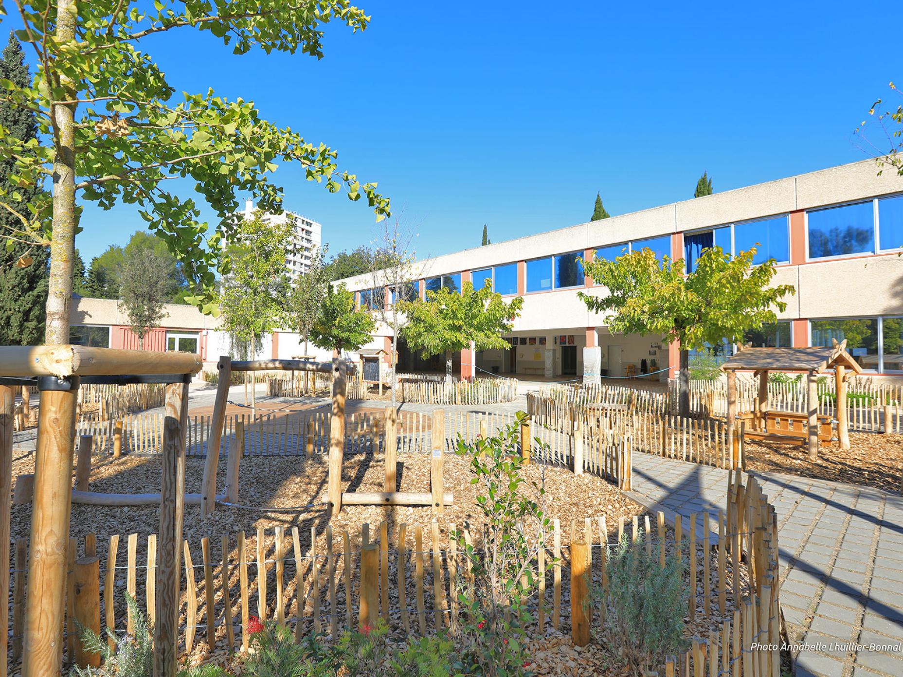 Végétalisation de l'école de Longepierre (AP)