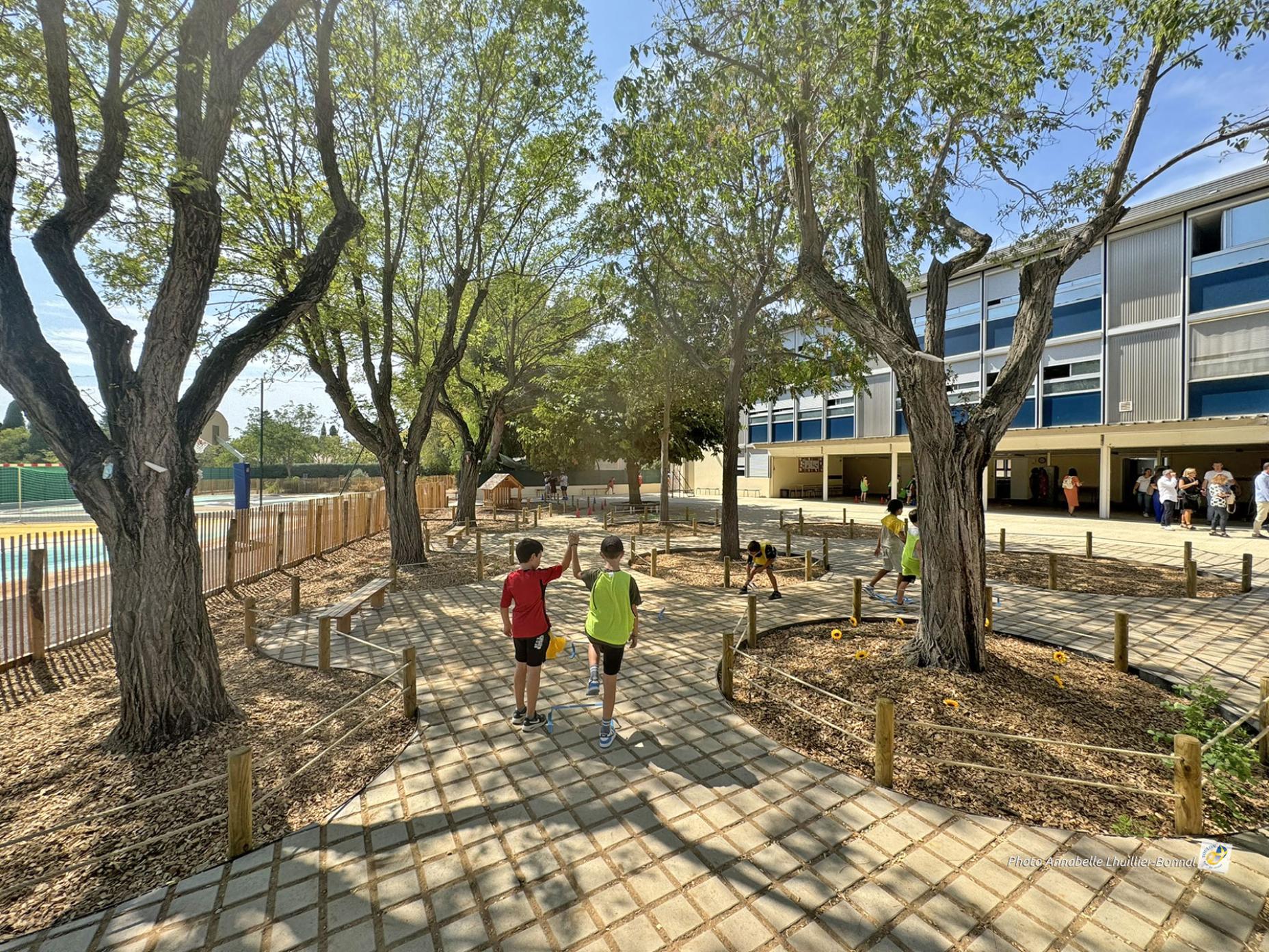 Végétalisation école François Nardi (AP)