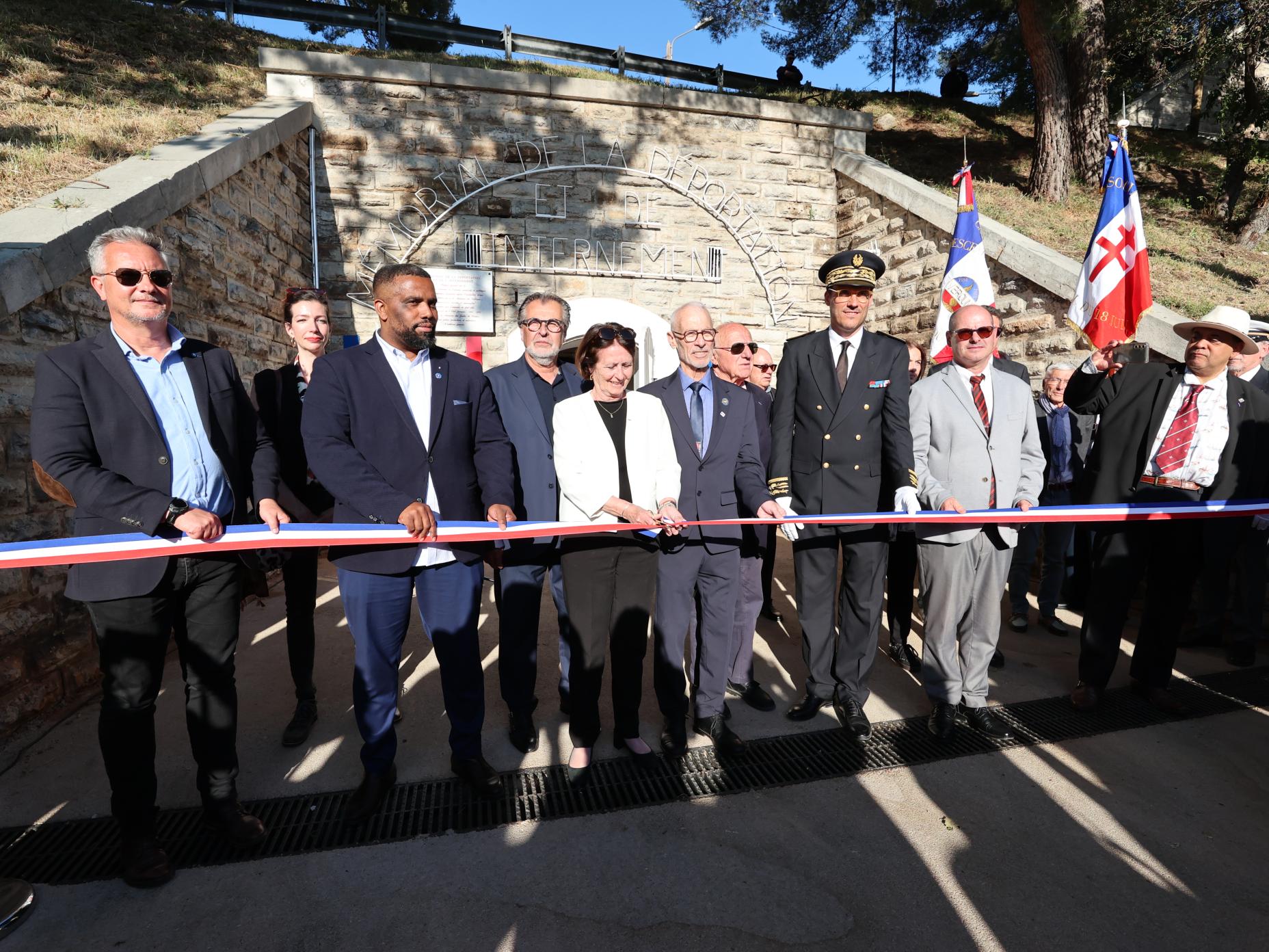 Inauguration du Mémorial de la Déportation et de l'Internerment