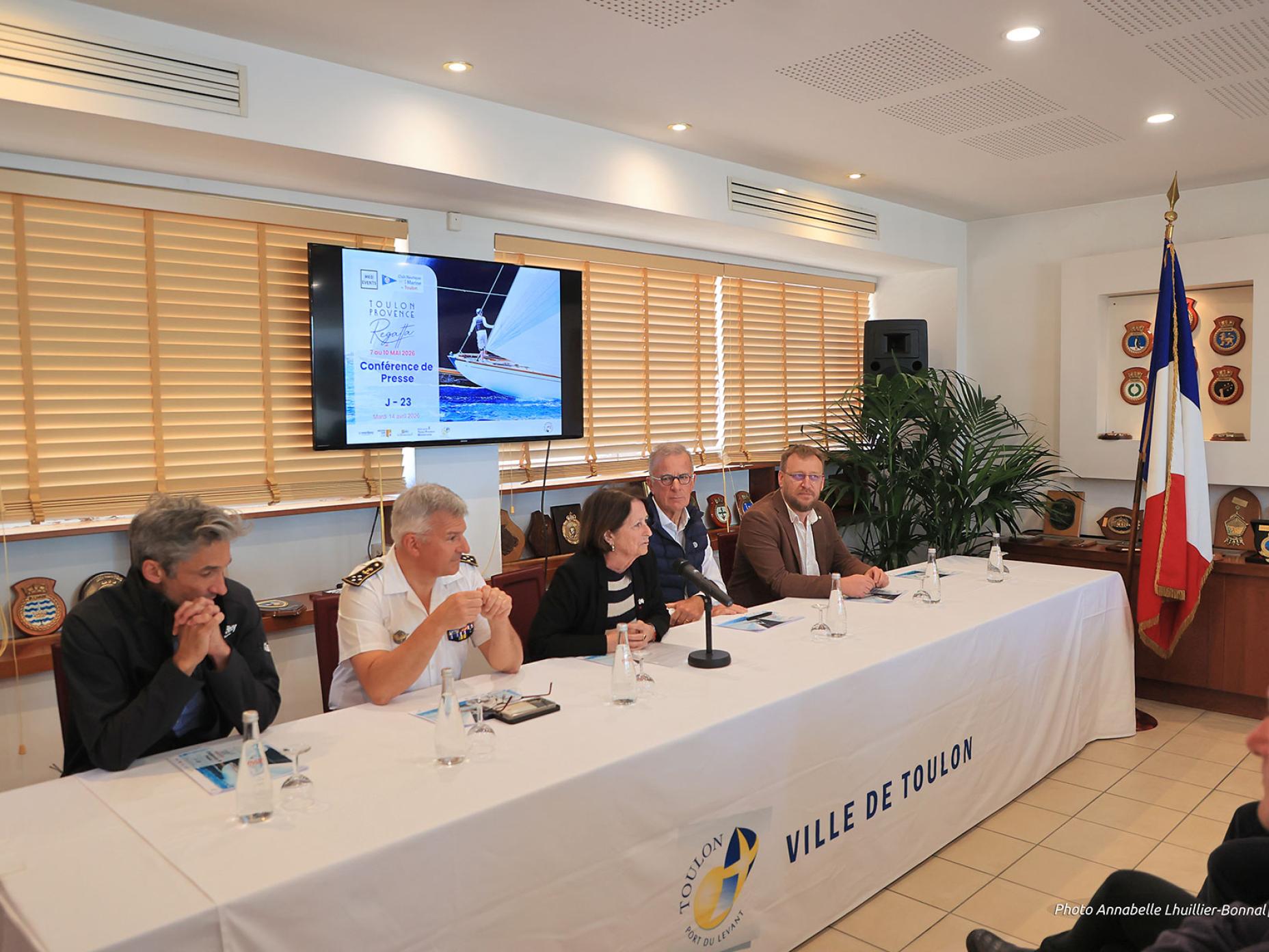 Conférence de presse avec les organisateurs de la Toulon Provence Regatta 