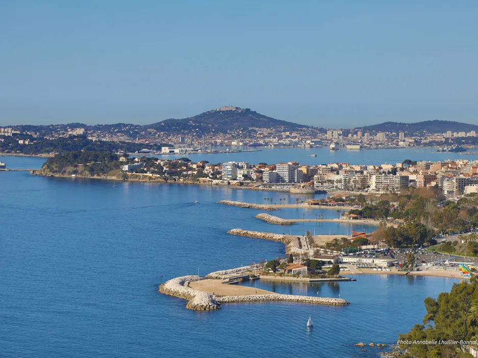 contour de la rade de toulon