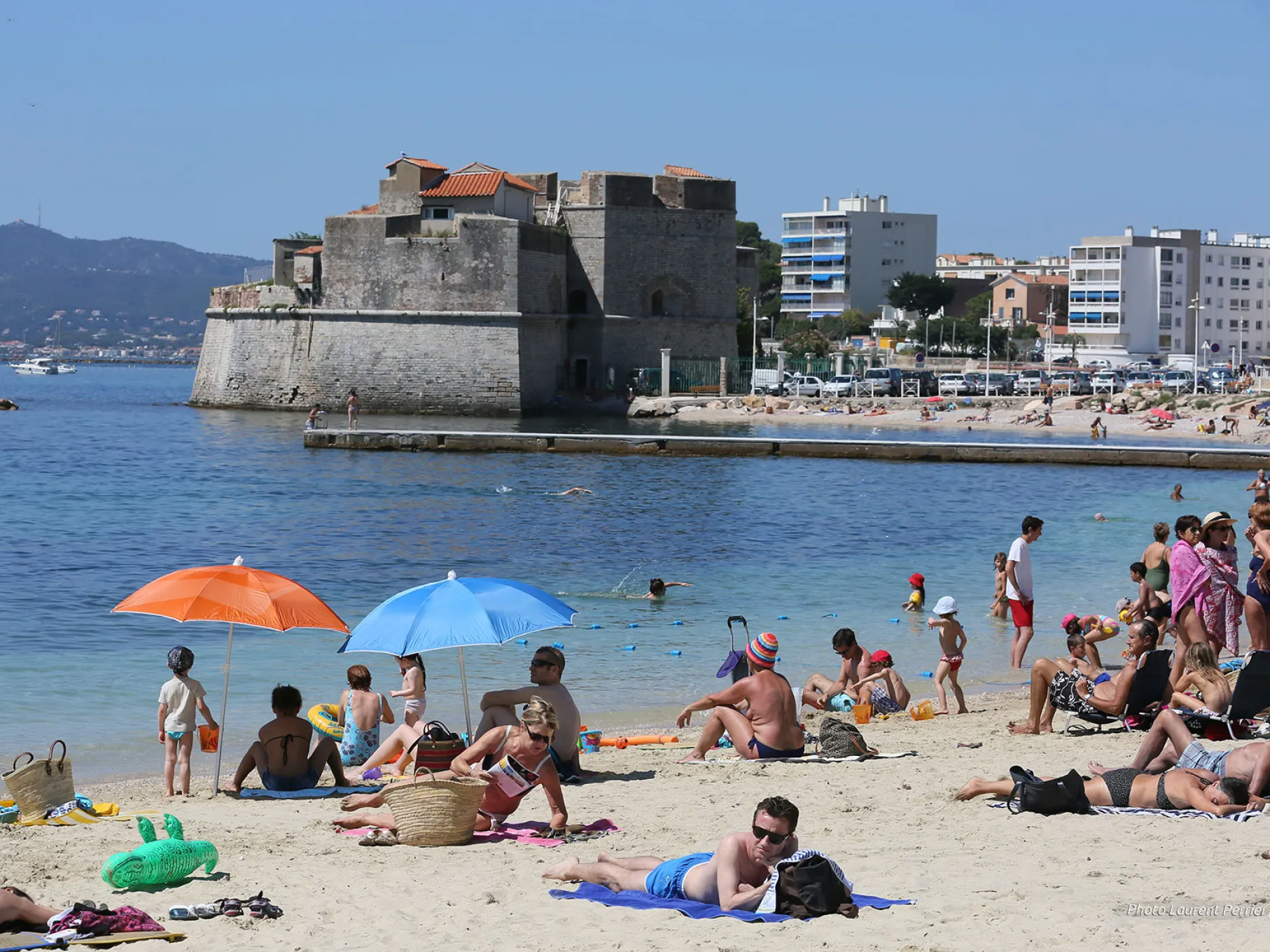 Vue sur la plage du Lido