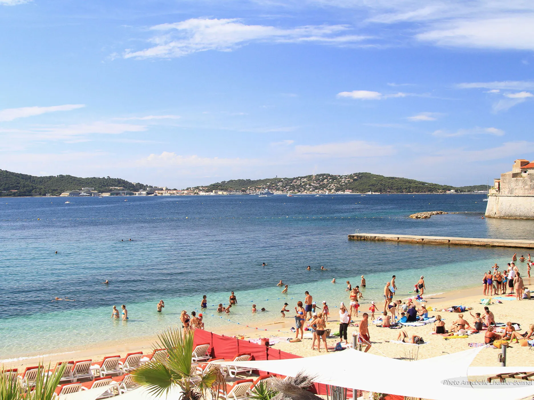 Vue sur l'anse du Lido