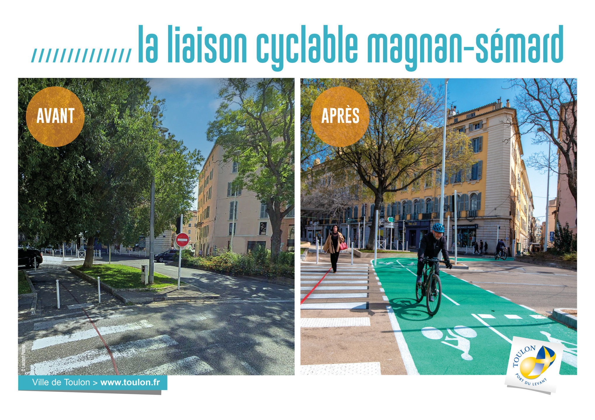 La liaison cyclable Magnan-Sémard