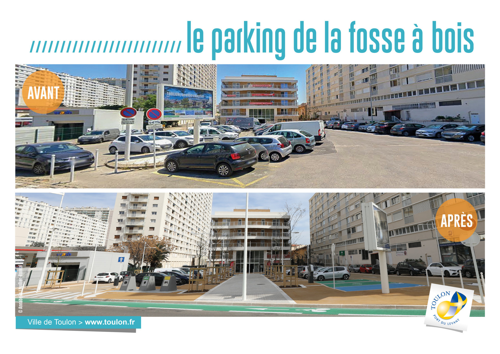 Le parking de la Fosse à Bois