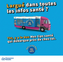 Roadshow Mes tips santé (bus santé à destination des jeunes)