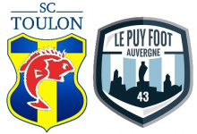 Sporting Club Toulon contre Le Puy Football 43 Auvergne